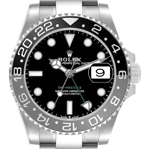 Photo of Rolex GMT Master II Steel Black Gray Bruce Wayne Bezel Watch 126710 Unworn