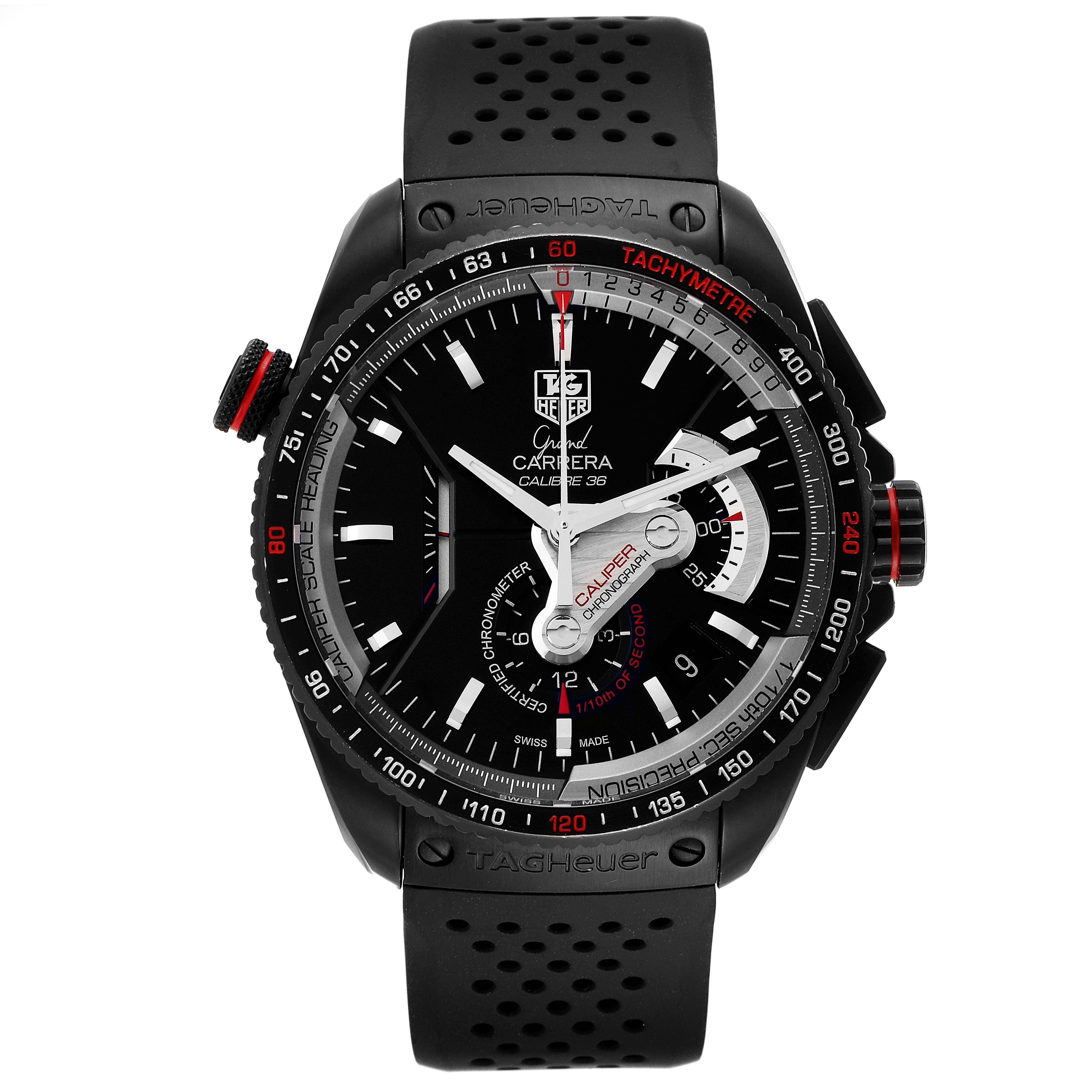 TAG Heuer グランドカレラ CAV5185 Tag Heuer Carrera Titanium CAV5185.FC6237 | Stock 43439