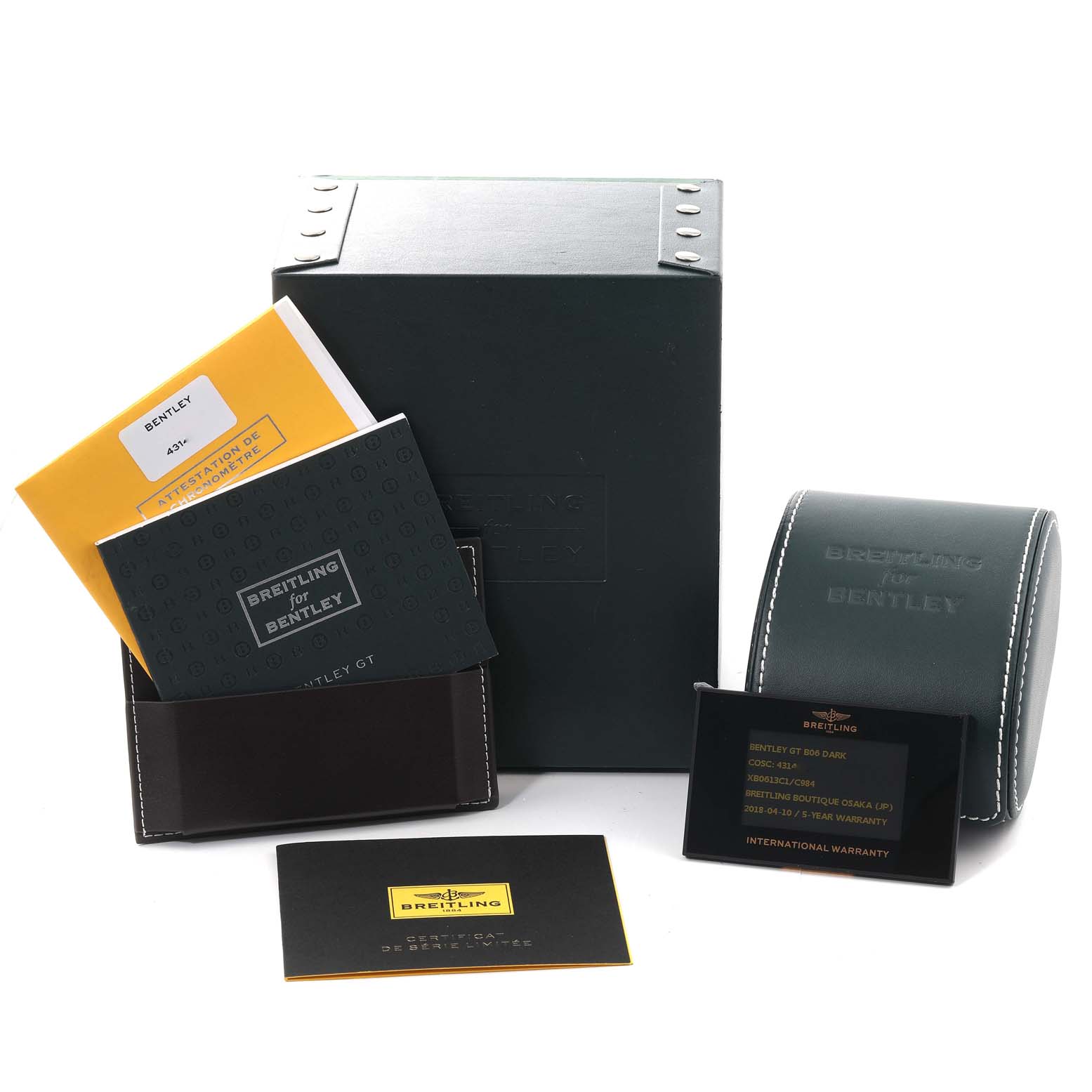 Breitling レザーケース ブラック breitling-bentley-gt-dark-
