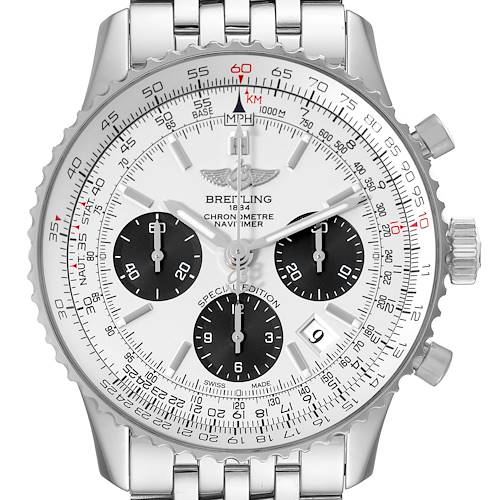 Photo of Breitling Navitimer 01 Panda Dial Automatic Steel Mens Watch AB0120