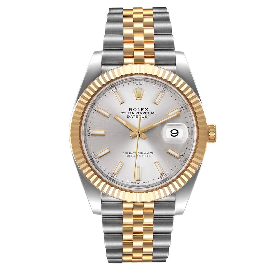 Rolex Datejust 41 Yellow Gold & Steel Silver Dial Jubilee 126333 (2022) | Rolex Watches