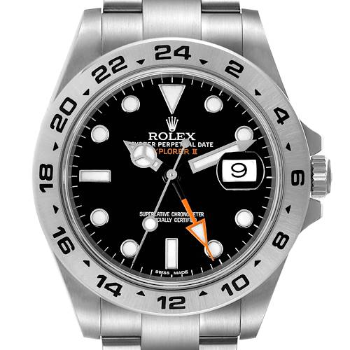 Photo of NOT FOR SALE Rolex Explorer II 42 Black Dial Orange Hand Mens Watch 216570 Box Card PARTIAL PAYMENT
