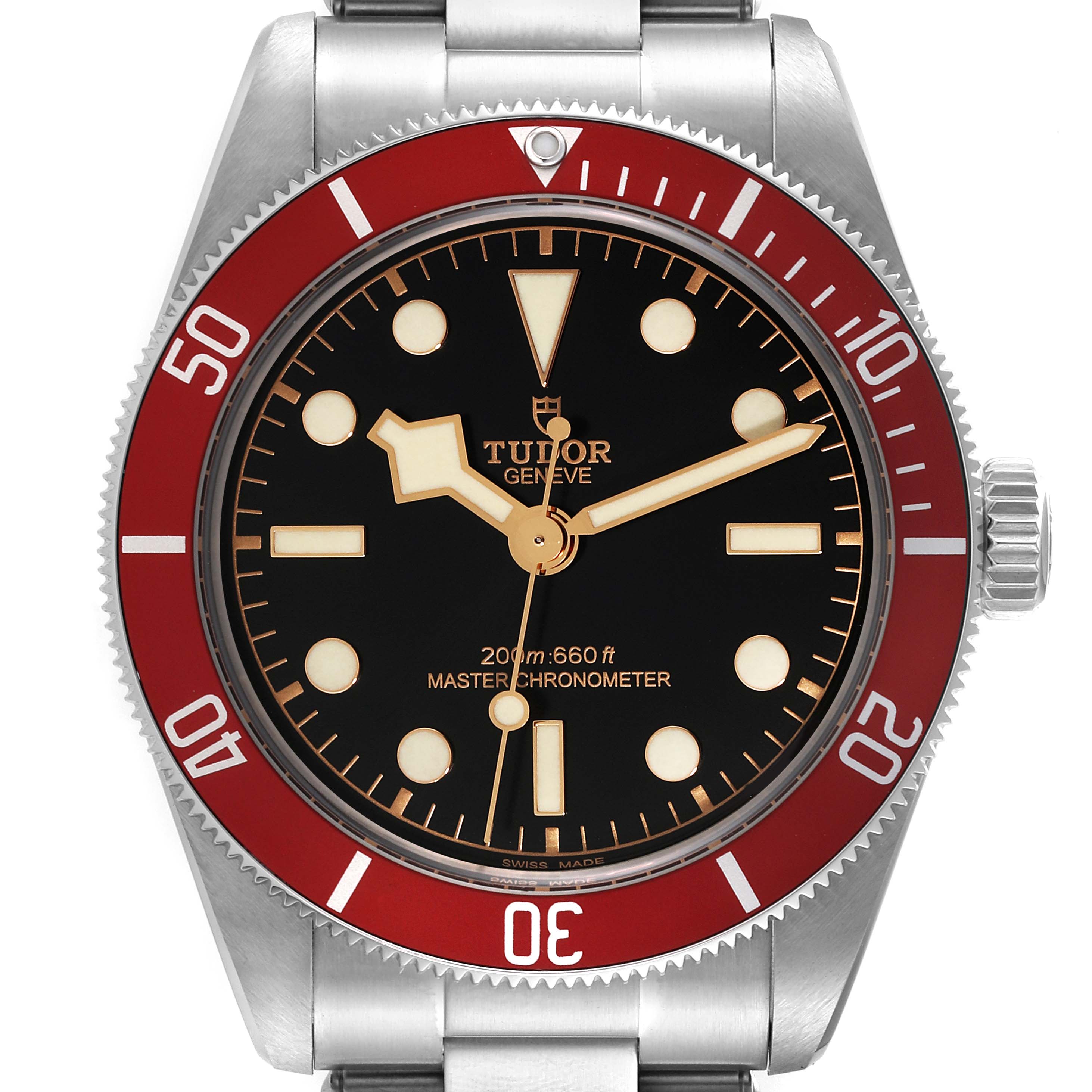 Tudor Heritage Black Bay Burgundy Bezel Steel Mens Watch 7941A1A0  