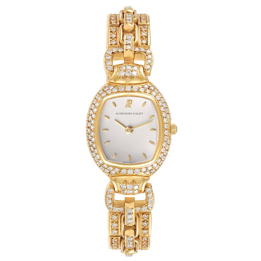 Audemars Piguet Audemarine Yellow Gold Diamond Ladies Watch 66474