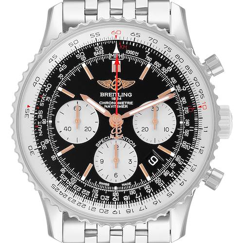 Photo of Breitling Navitimer 01 Japan Edition Steel Black Dial Mens Watch AB0121