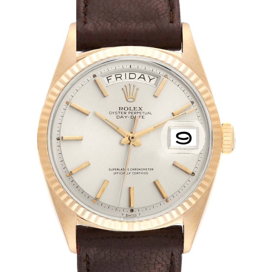 NOT FOR SALE - Rolex President Day-Date Silver Dial Yellow Gold Vintage Mens Watch 1803 - Partial PAYMENT SwissWatchExpo