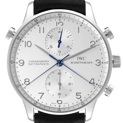 Photo of IWC Portuguese Chrono Rattrapante Platinum Limited 250 Mens Watch IW371205