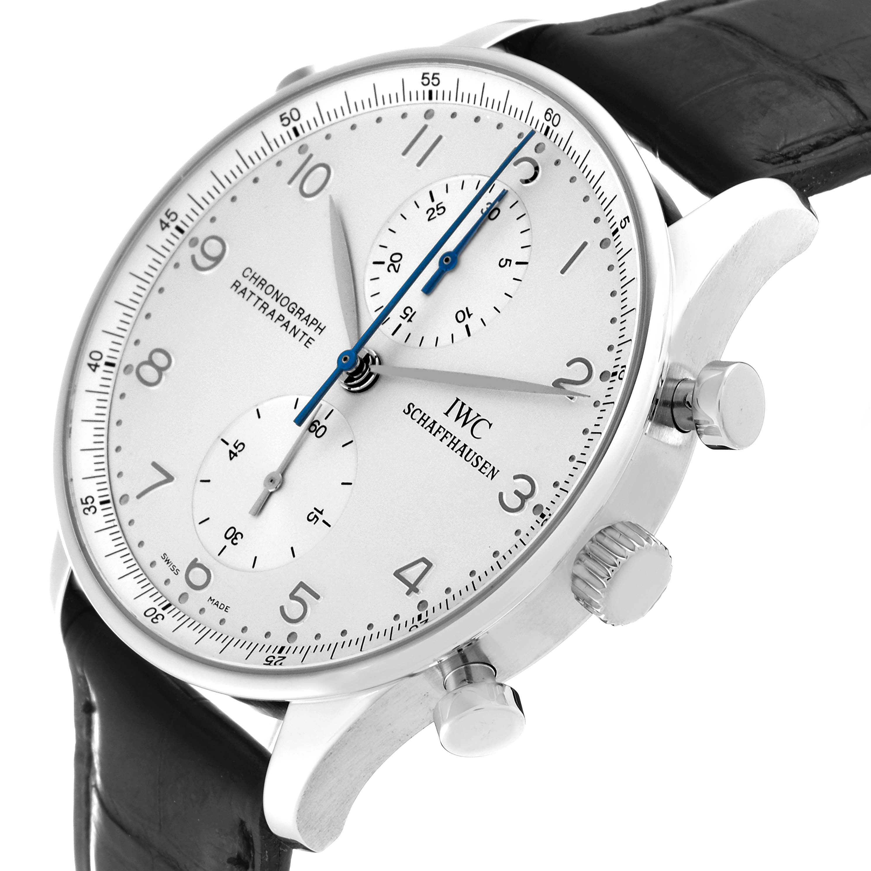 IWC Portuguese Chrono Rattrapante Platinum Limited 250 Mens Watch ...