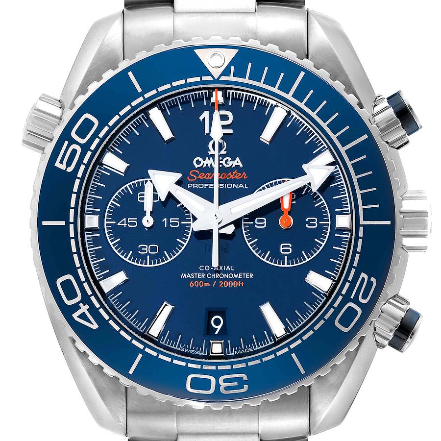 Omega Planet Ocean Blue Dial Steel Mens Watch 215.30.46.51.03.001 Box Card SwissWatchExpo