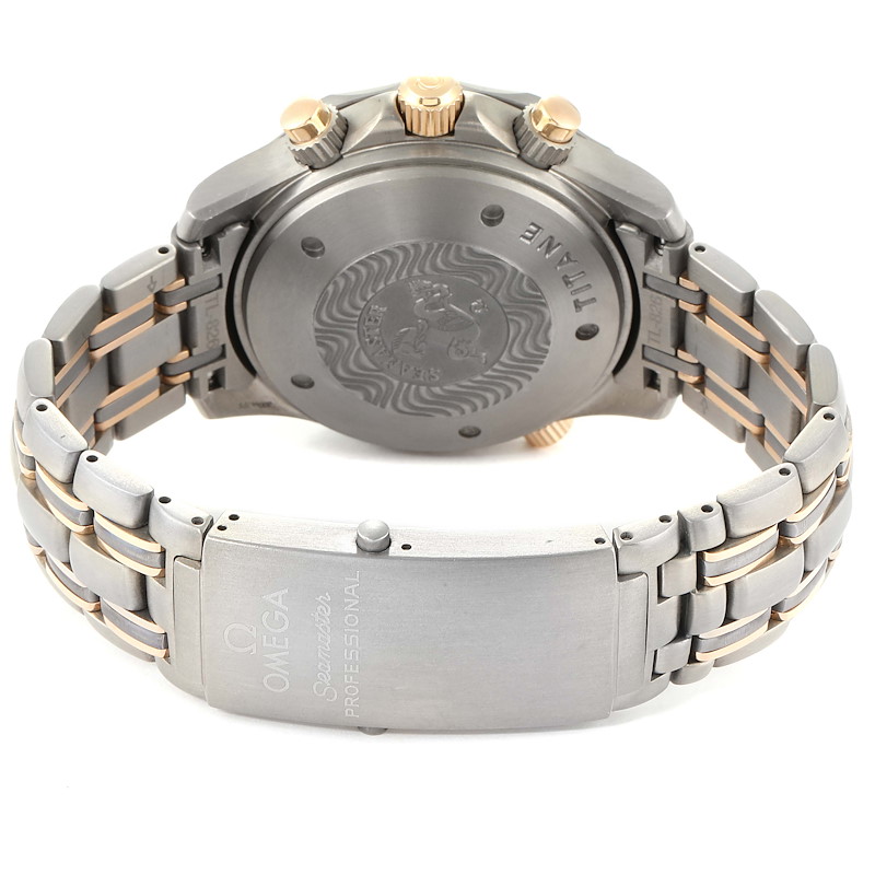 omega rose gold watch