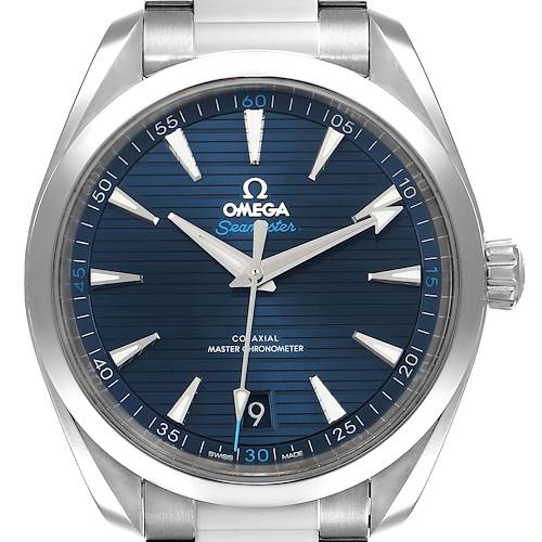 Photo of Omega Seamaster Aqua Terra Blue Dial Watch 220.10.41.21.03.001 Box Card