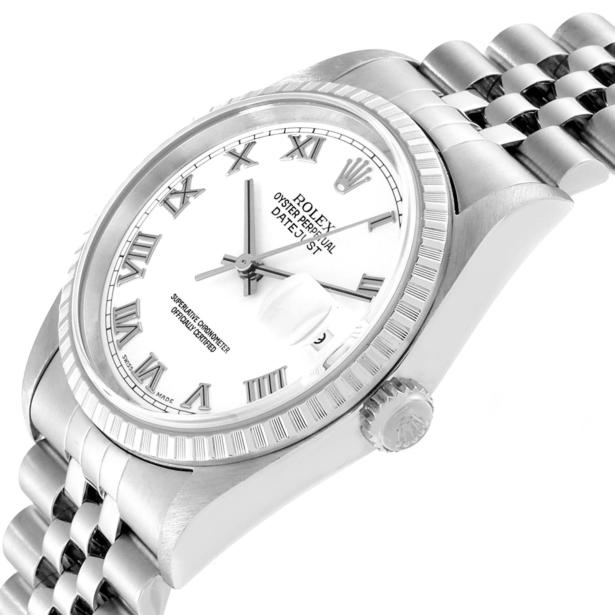 datejust 36 white roman