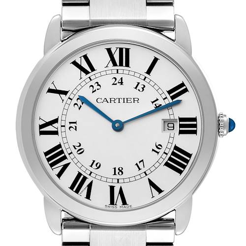 Photo of Cartier Ronde Solo Large 36mm Steel Mens Watch W6701005