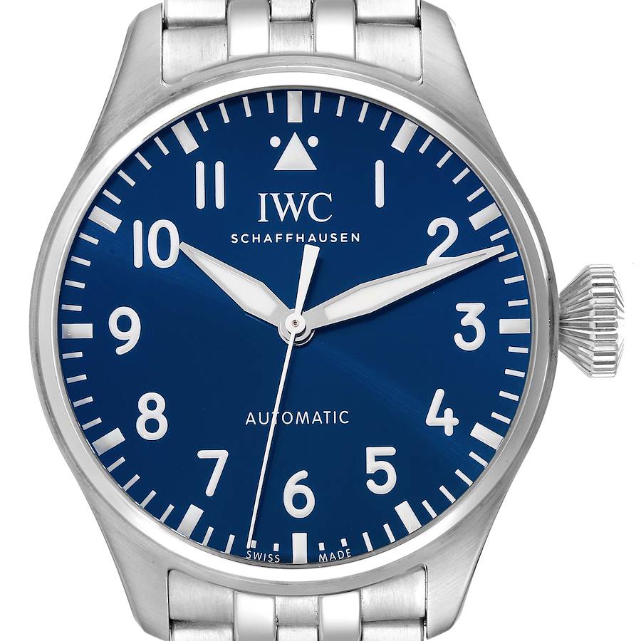 NOT FOR SALE IWC Big Pilots 43mm Steel Blue Dial Mens Automatic Watch IW329304 Box Card PARTIAL PAYMENT SwissWatchExpo