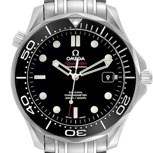 Photo of Omega Seamaster Diver 300M Steel Mens Watch 212.30.41.20.01.003 Box Card