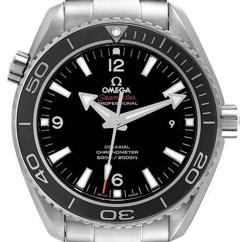 Photo of Omega Seamaster Planet Ocean 600M Steel Mens Watch 232.30.46.21.01.001 Box Card