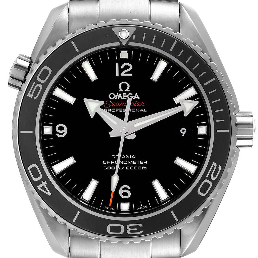 Omega Seamaster Planet Ocean 600M Steel Mens Watch 232.30.46.21.01.001 Box Card SwissWatchExpo