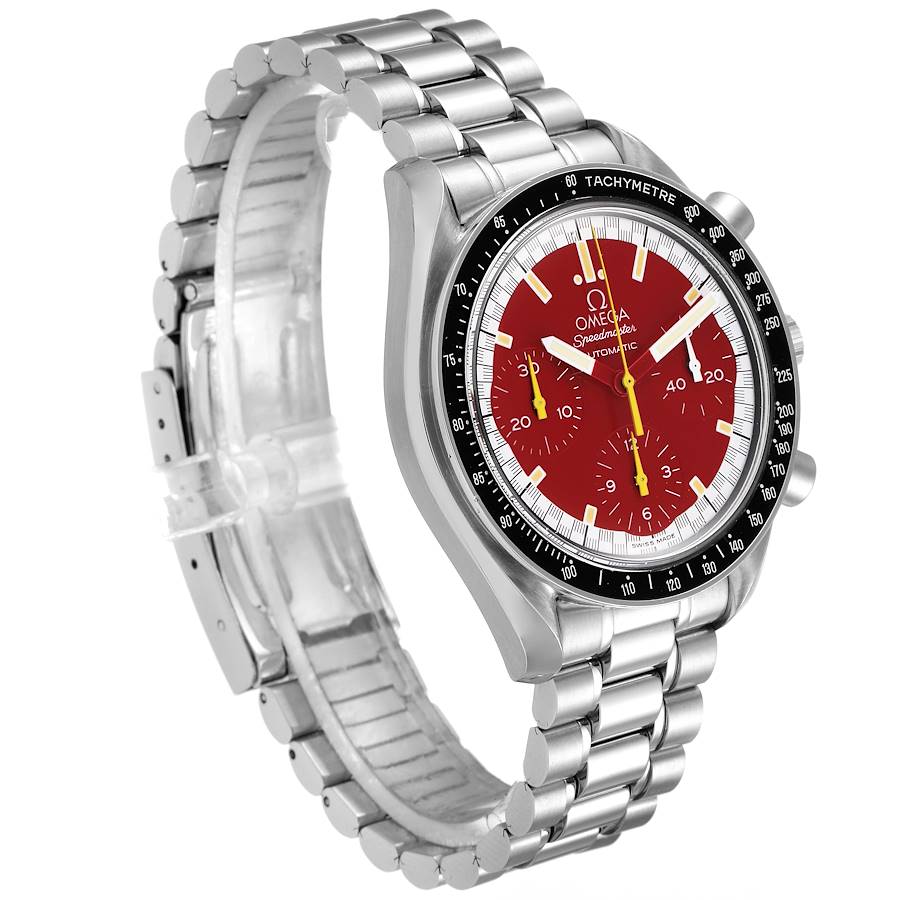 Omega Speedmaster Schumacher Red Dial Mens Watch 3510.61.00