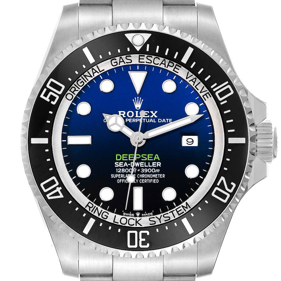 Rolex Seadweller Deepsea 44 Cameron D-Blue Dial Steel Mens Watch 126660 Box Card SwissWatchExpo