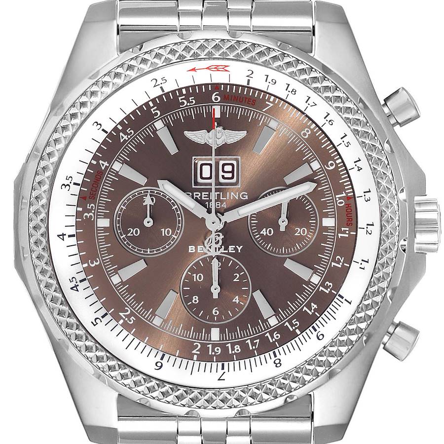 Breitling Bentley Motors Bronze Dial Chronograph Watch A44362 SwissWatchExpo