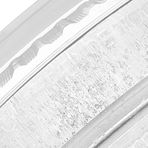 This close-up image shows a detailed view of the band or bezel of the Vintage Collection model by Rolex.