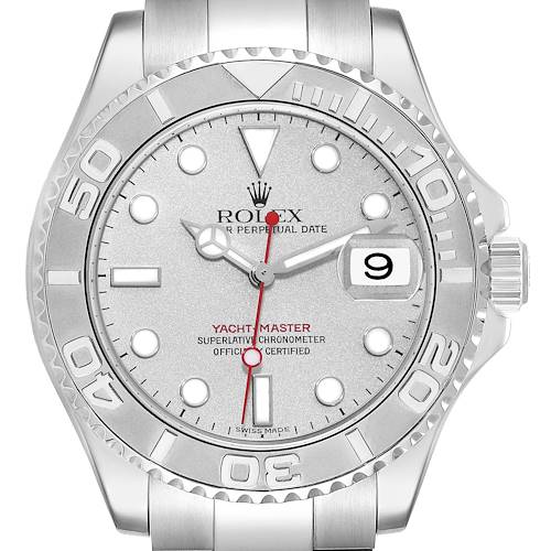 Photo of NOT FOR SALE Rolex Yachtmaster Platinum Dial Steel Mens Watch 16622 Box Papers PARTIAL PAYMENT FOR DG