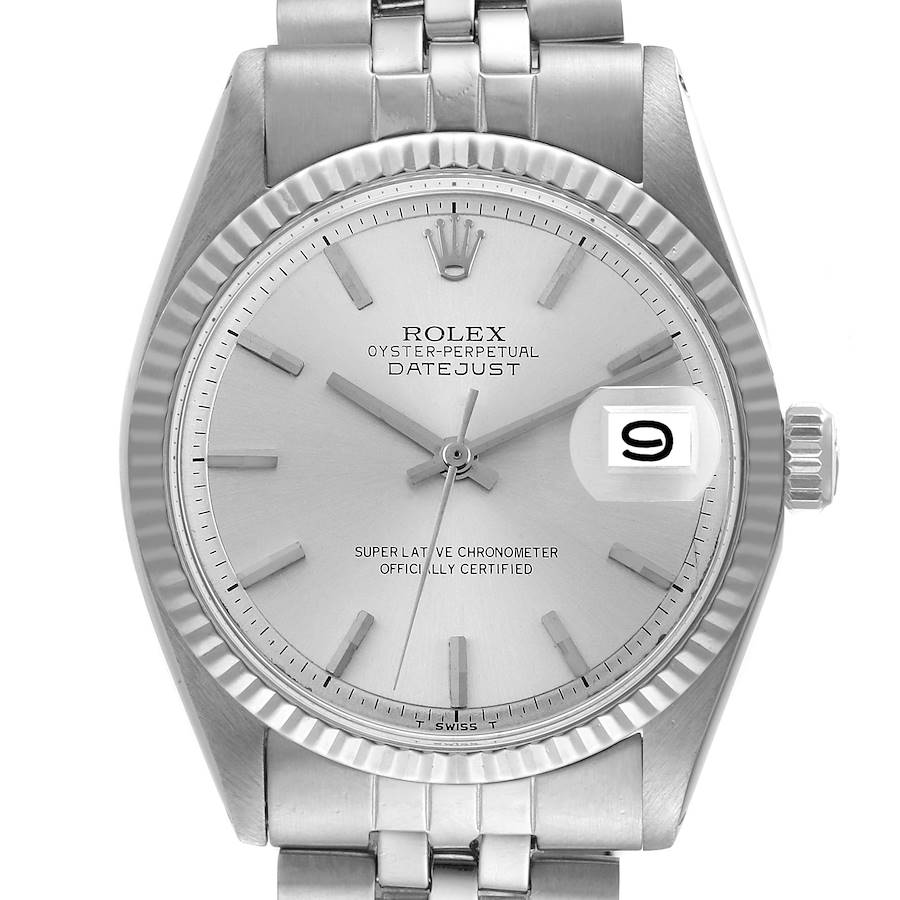 Rolex Oyster Perpetual Datejust 36 Silver Dial Stainless Steel And