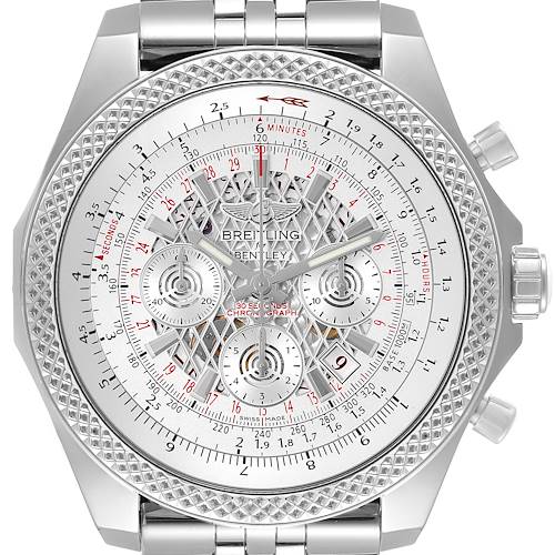 Photo of Breitling Bentley B06 Silver Dial Chronograph Watch AB0611 Box Card
