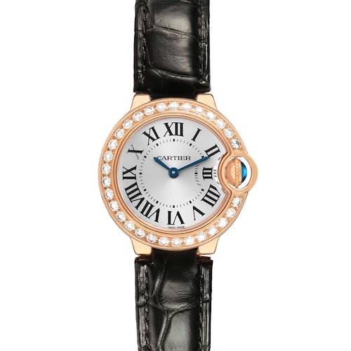 Photo of Cartier Ballon Bleu 28 Rose Gold Diamond Ladies Watch WE900251