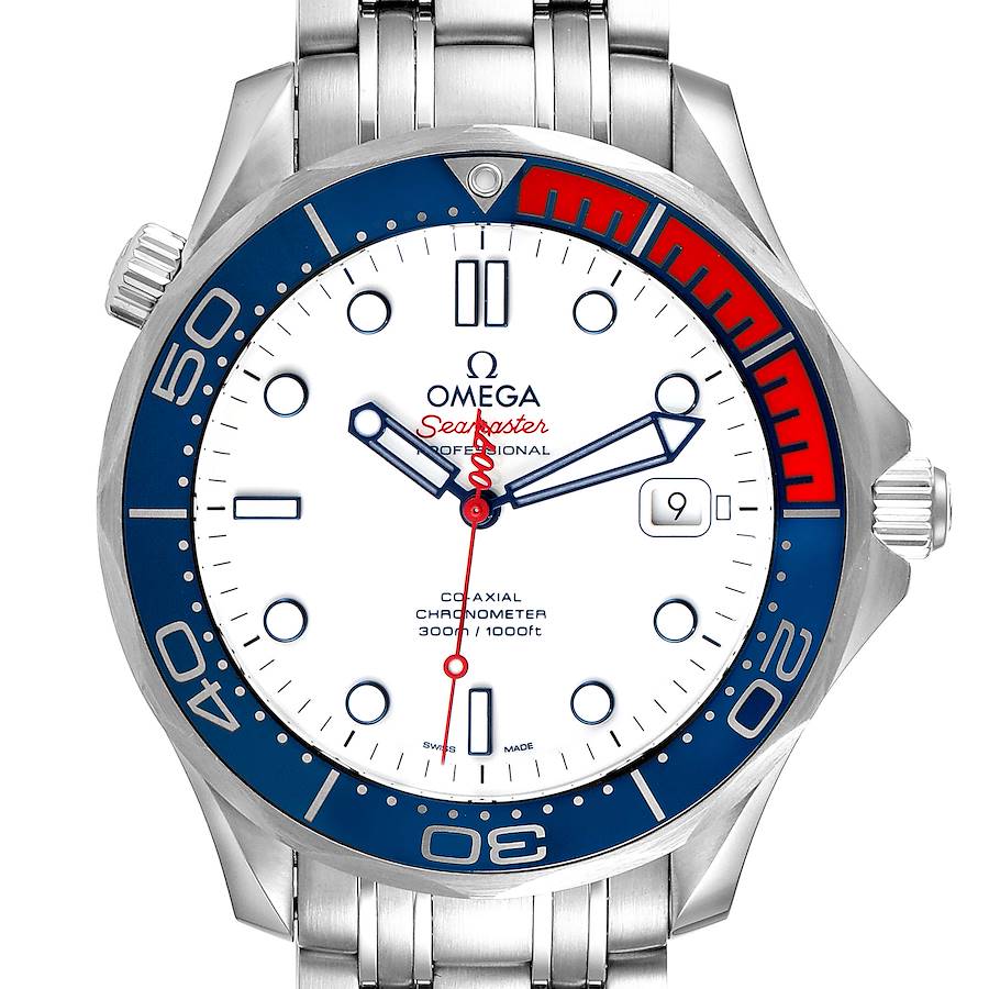 Omega Seamaster James Bond Co-Axial Watch 212.32.41.20.04.001 Box Papers SwissWatchExpo