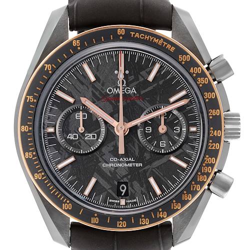 Photo of Omega Speedmaster Grey Side of the Moon Mens Watch 311.63.44.51.99.001 Box Card