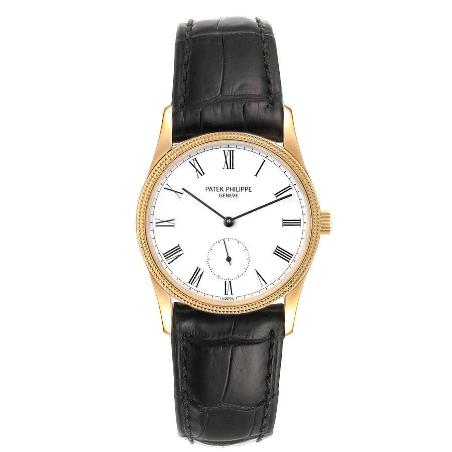 Patek Philippe Calatrava 18k Yellow Gold Vintage Unisex Watch 3796