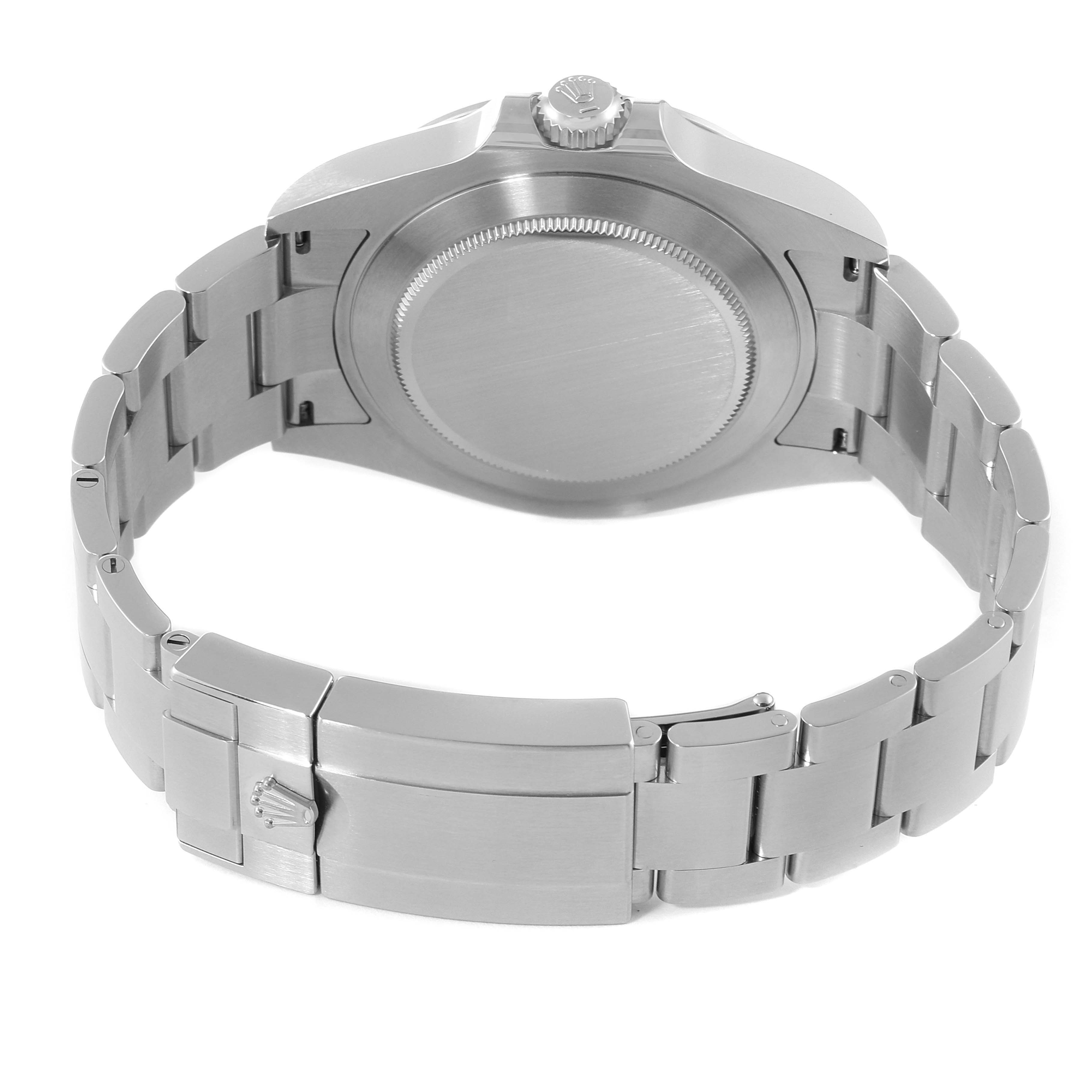 The image shows the back case, bracelet, and clasp of a Rolex Explorer 226570 Men's Stainless Steel Black Dial 226570 Men's Stainless Steel Black Dial watch.