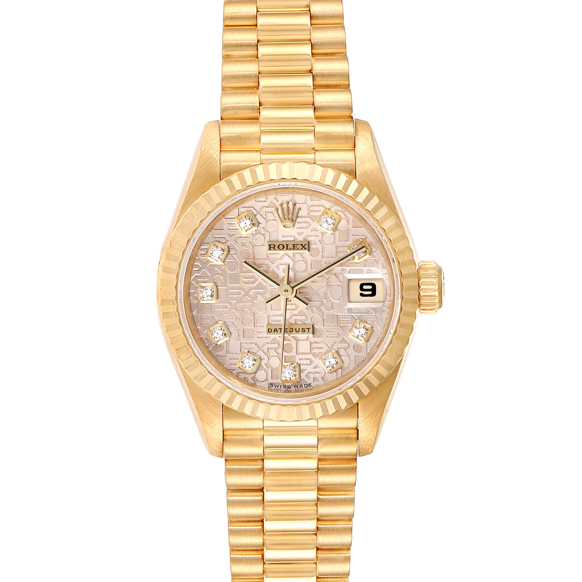 ROLEX ゴールドボールペン rolex-president-datejust-