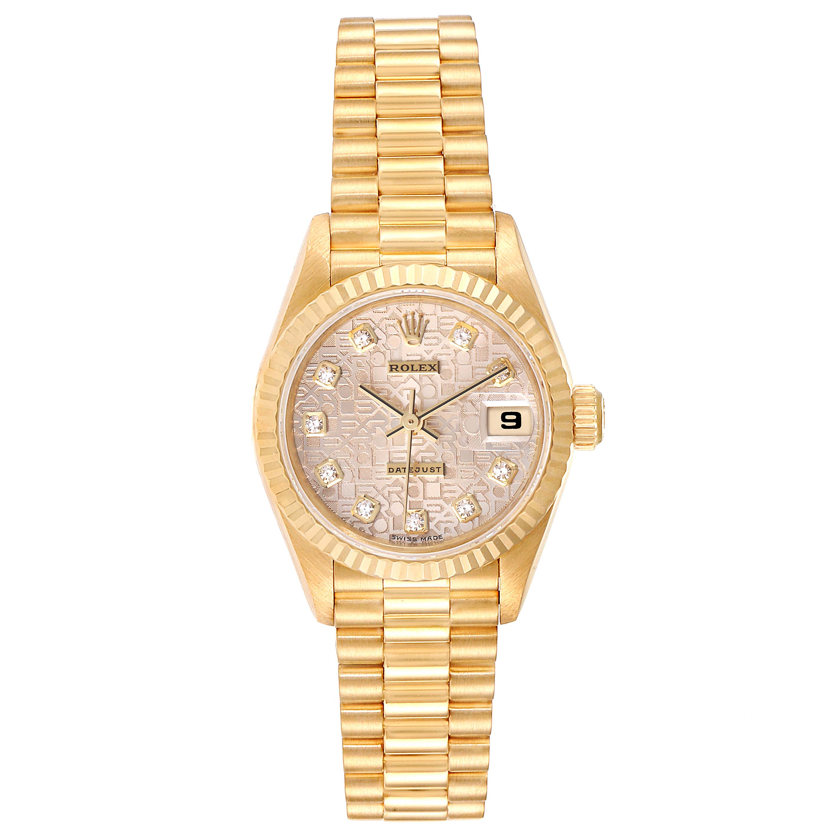 純正 ROLEX DATEJUST 69178 79178 YG FZ8644 Buy Used Rolex Lady Datejust 79178 | Bob's Watches - Sku: 169179
