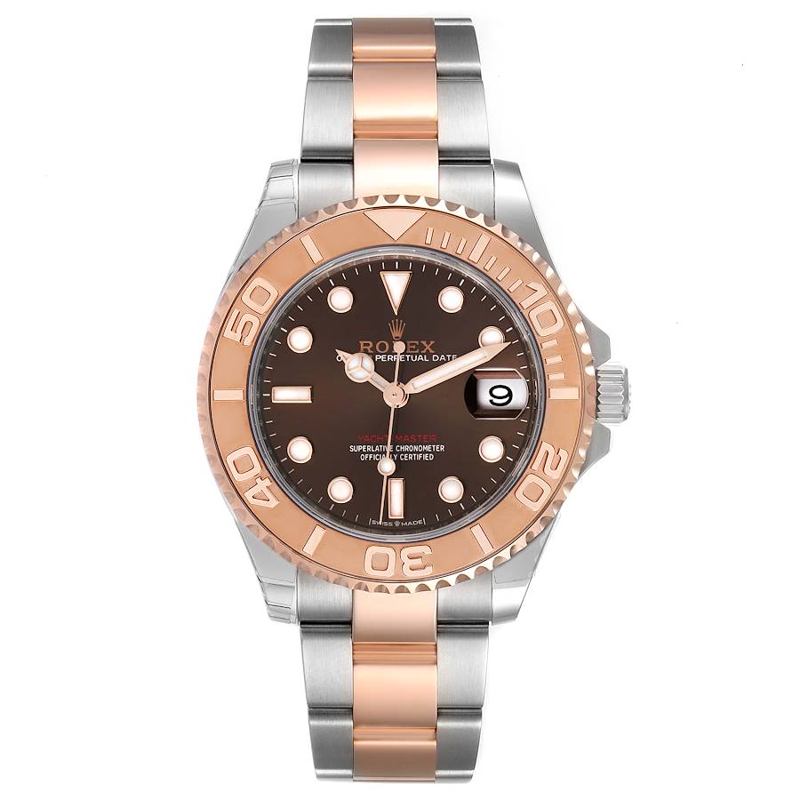 Rolex Yacht-Master268621 37 Chocolate Dial Men's Steel and 18K Everose Gold | WatchGuyNYC