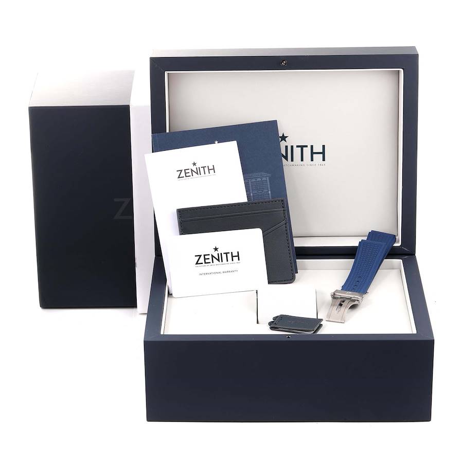 Zenith Defy El Primero 21 Titanium Skeleton Dial & Bracelet  95.9002.9004/78.M9000 - BRAND NEW