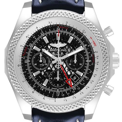 Photo of Breitling Bentley B04 GMT Chronograph Black Dial Watch AB0431 Box Papers