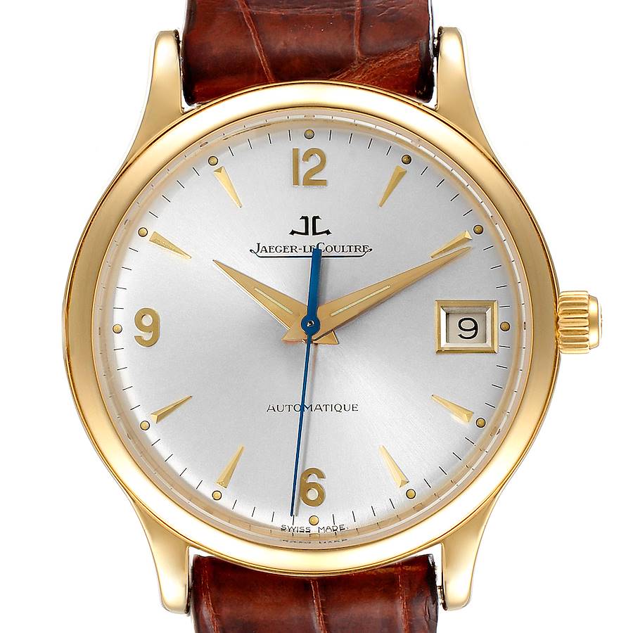 Jaeger Lecoultre Master Control Yellow Gold Mens Watch 145.1.89 SwissWatchExpo