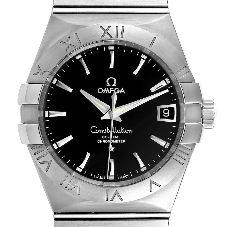 Omega Constellation Co-Axial Steel Mens Watch 123.10.38.21.01.001 Unworn SwissWatchExpo