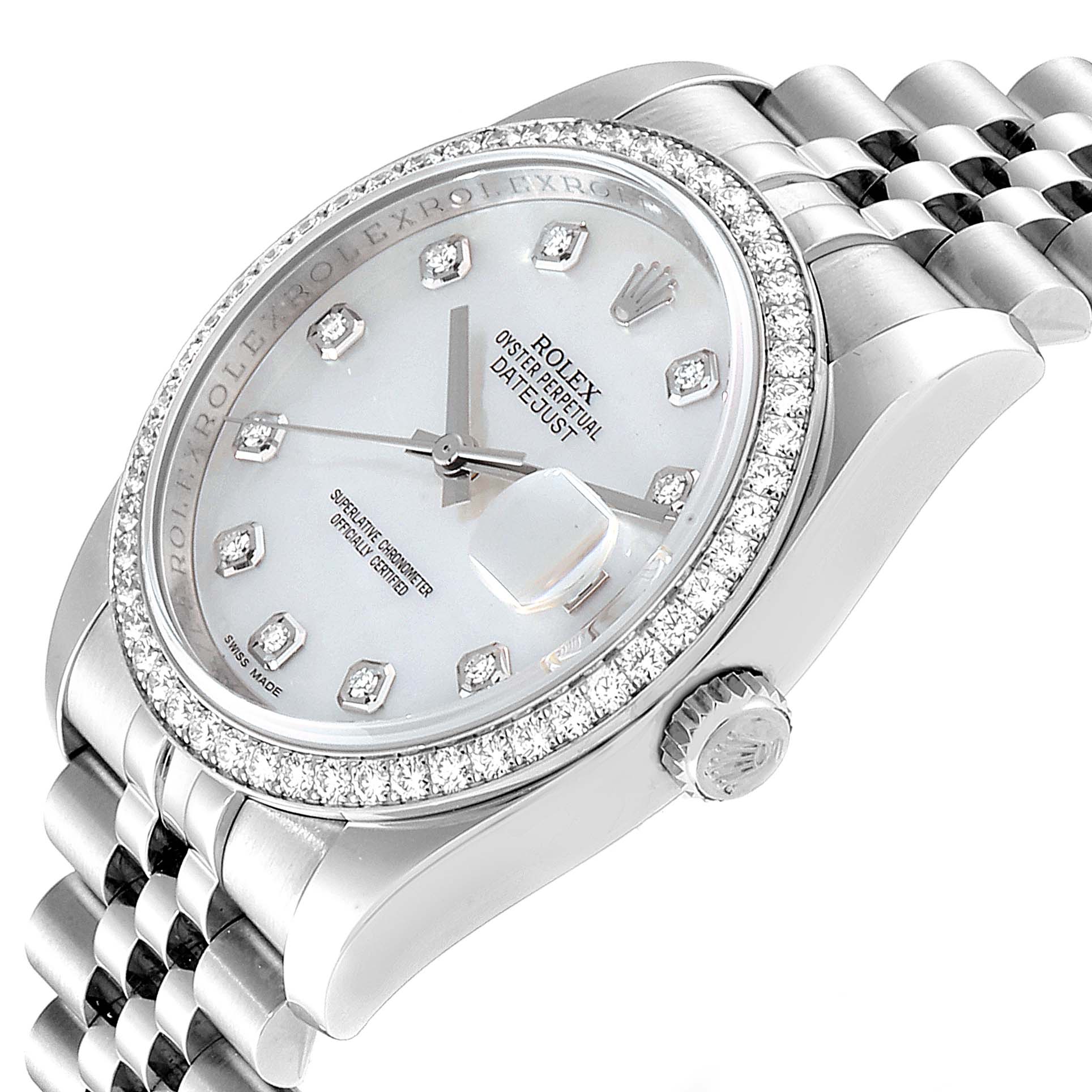datejust 36 mother of pearl