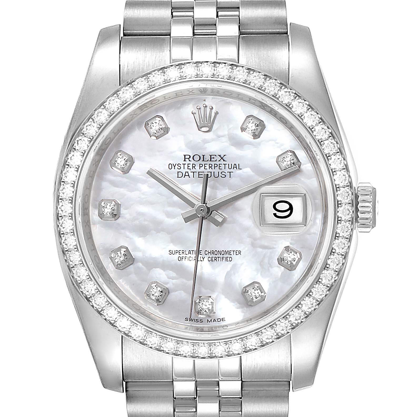 datejust 36 mother of pearl