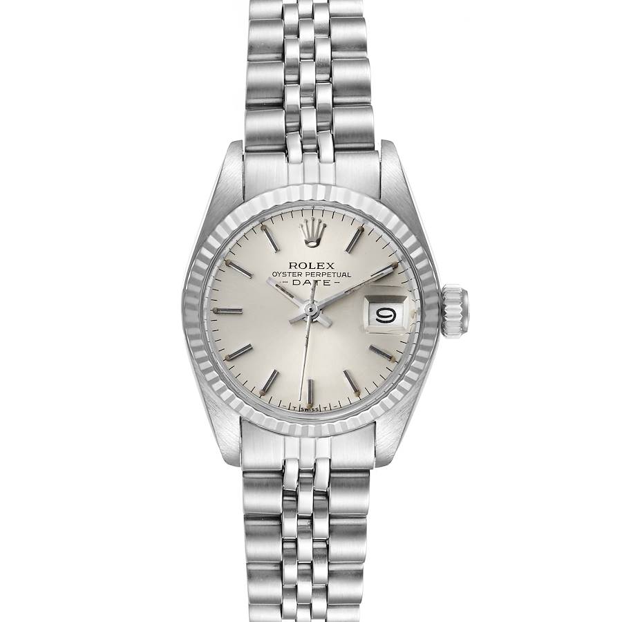 Rolex Datejust Steel White Gold Jubilee Bracelet Ladies Watch 6917 SwissWatchExpo