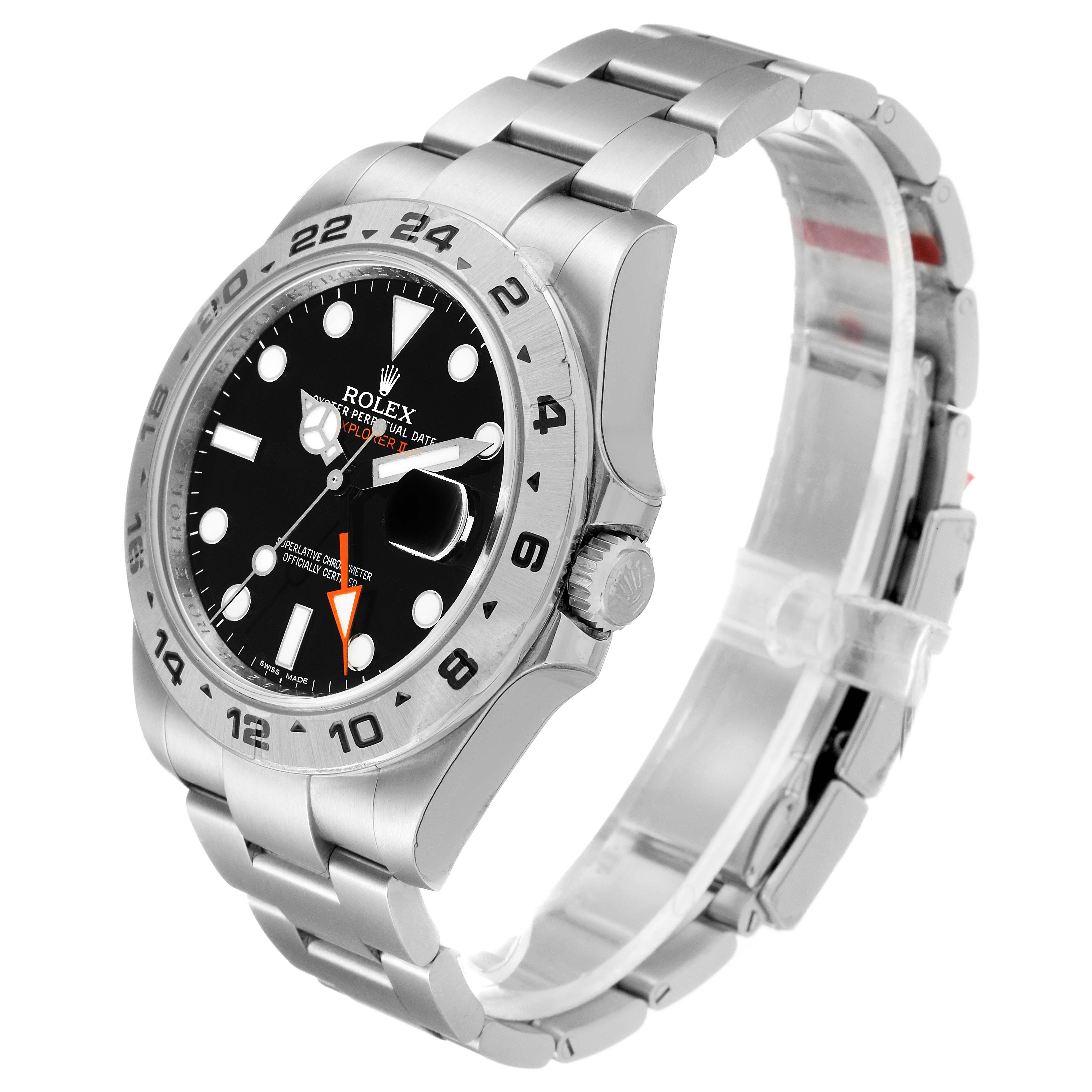 The image shows a Rolex Explorer 216570 Men
s Stainless Steel Black Dial 216570 Men
s Stainless Steel Black Dial watch at an angled view highlighting the face, bezel, bracelet, and crown.