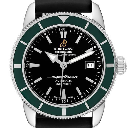 Photo of Breitling Superocean Heritage 42 Green Bezel Mens Watch A17321