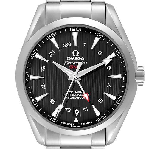 Photo of Omega Seamaster Aqua Terra 150M GMT Steel Mens Watch 231.10.43.22.01.001