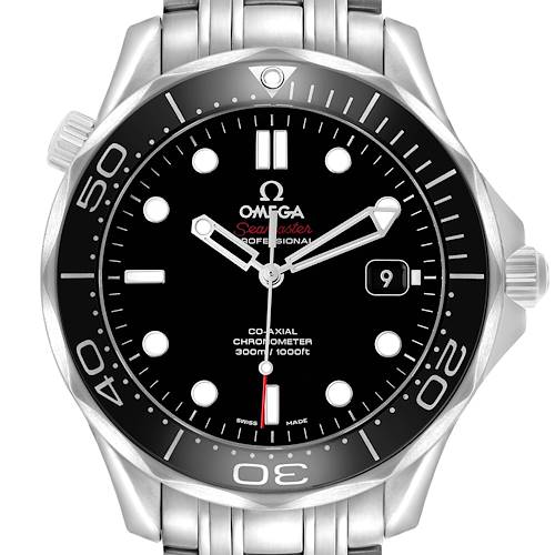 Photo of Omega Seamaster Diver 300M Steel Mens Watch 212.30.41.20.01.003 Box Cards