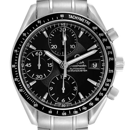 Photo of Omega Speedmaster Date Black Dial Steel Mens Watch 3210.50.00 Cards