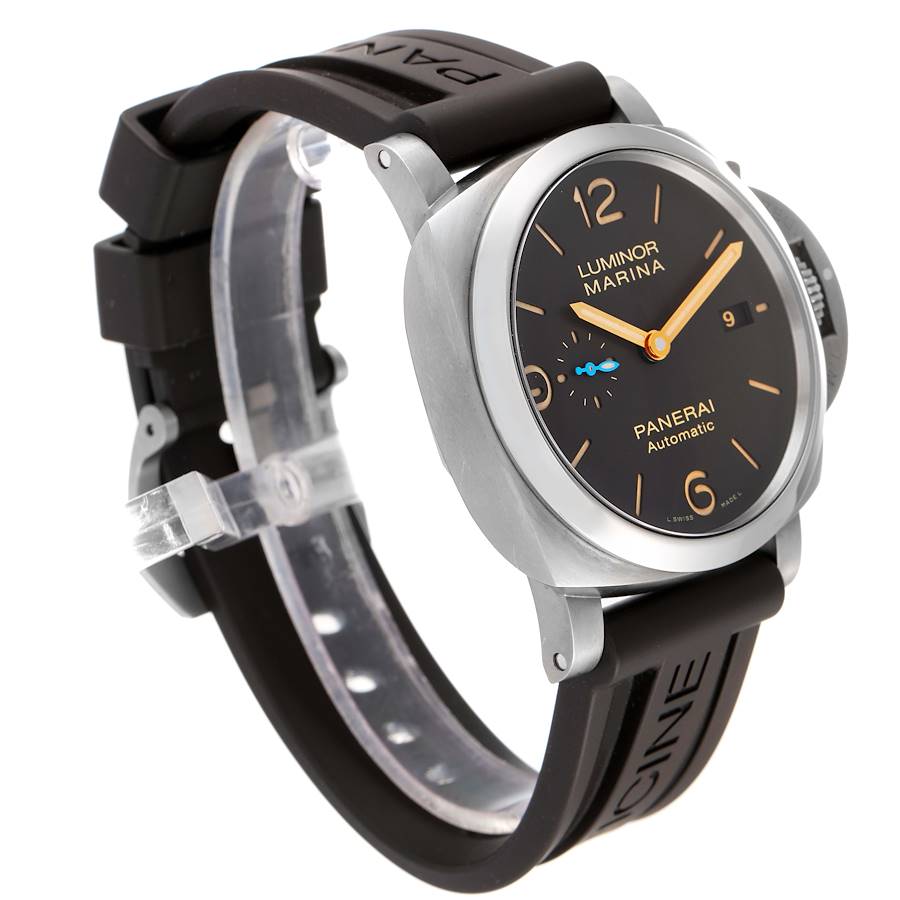 Panerai Luminor Marina 44mm Titanium Mens Watch PAM01351 Box