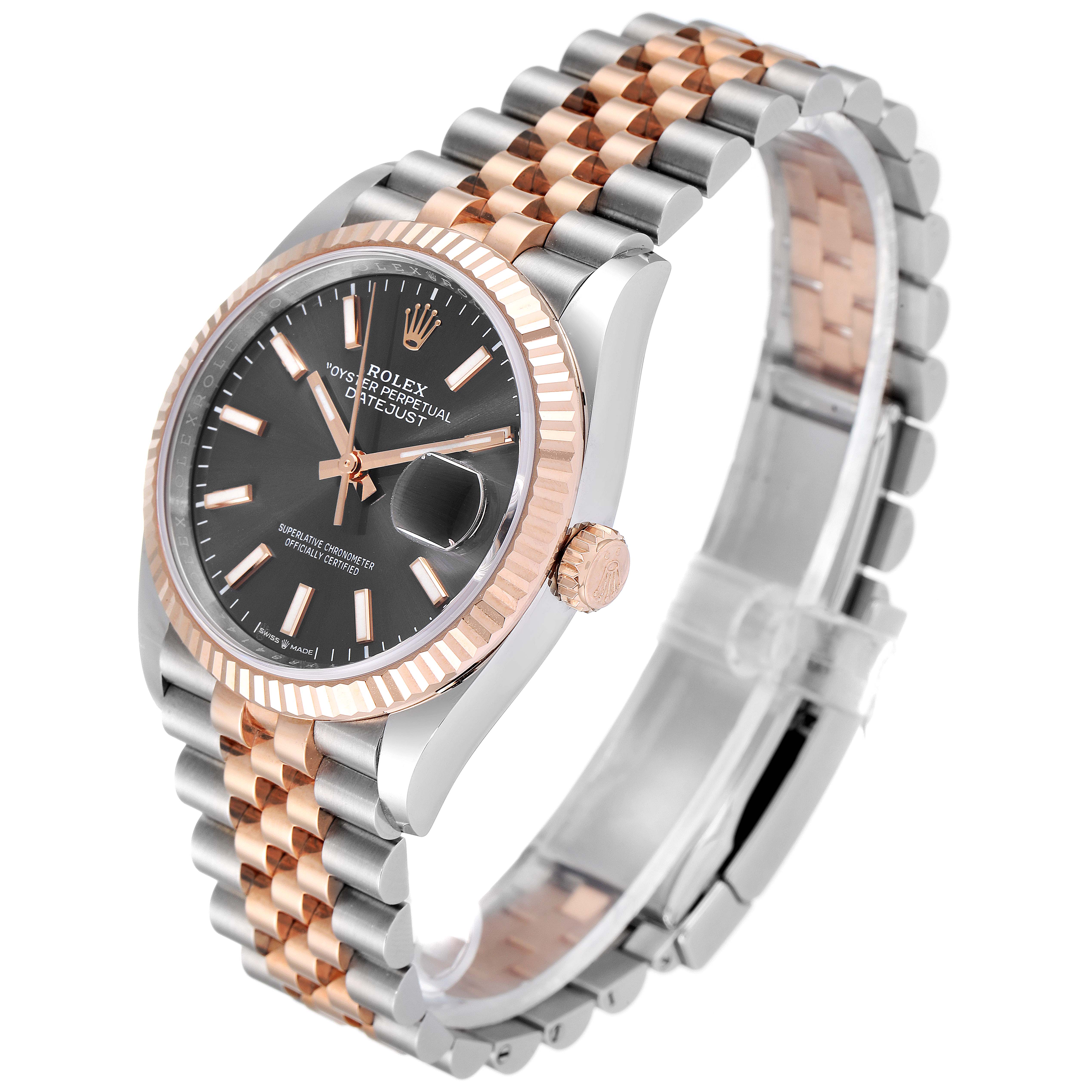 rolex datejust 36 rhodium dial